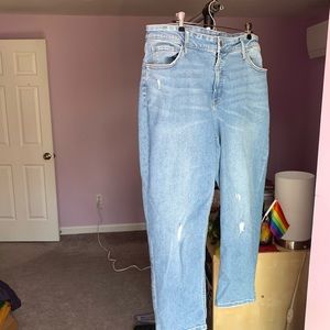 So comfy Ava & Viv stretch straight leg jeans